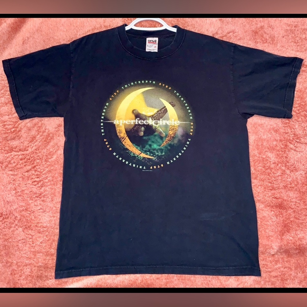Rare Vintage A PERFECT CIRCLE 2003 Thirteenth Step Tour Shirt Excellent Size M - Picture 2 of 8